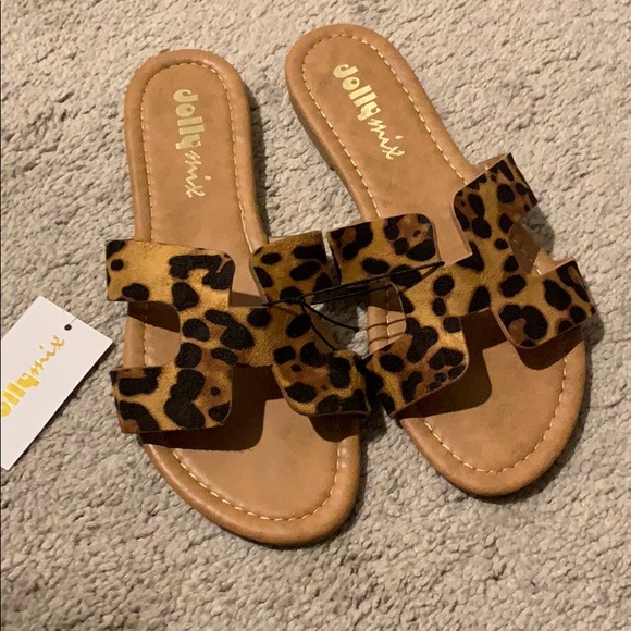 Dollymix Shoes - 🐆 Leopard Sandals Dollymix TheseThree Boutique 8